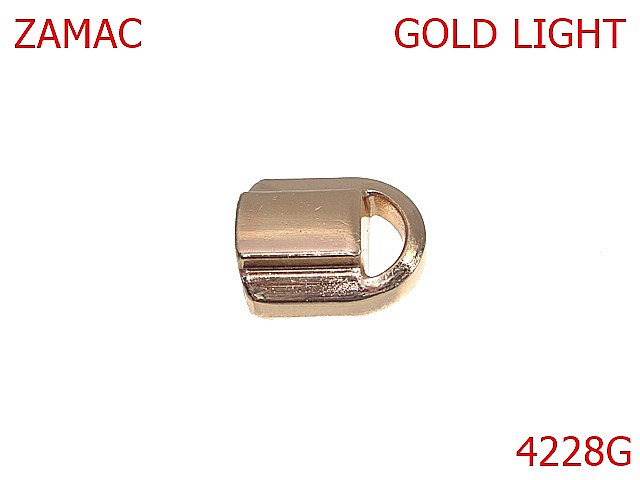 4228G/Capat fermoar plastic sau metal-10-mm-zamac--gold light-11B-11B3--- [2]