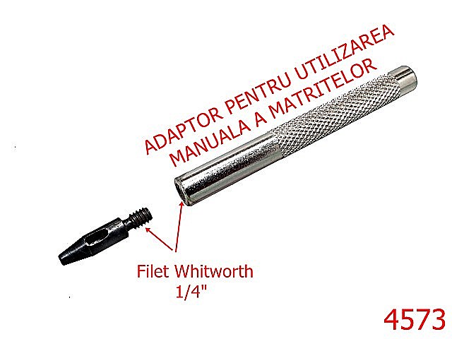 4573/Adaptor matrite -1/4-toli-otel--nichel----- [2]