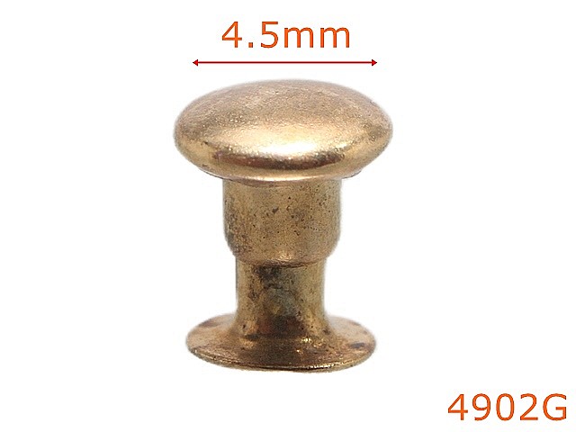 4902G/Capse rapide simple confectii din piele-4.5-mm-otel--gold-16C19---- [2]
