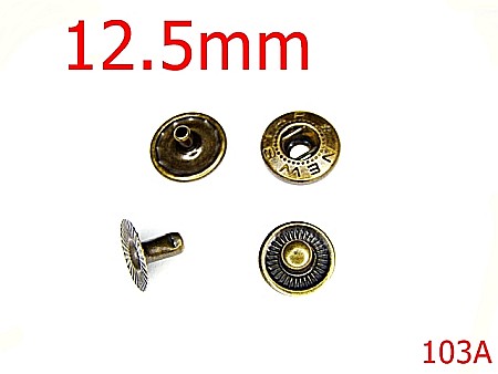 Riveti Capse rapide - 103A/BUTONI MANUSA 12.5mm-12.5-mm---antic---4I2-4I3-I13