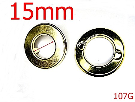 Ocheti - 107G/OCHET 15 mm-15-mm---gold---2C7-6E8-O29