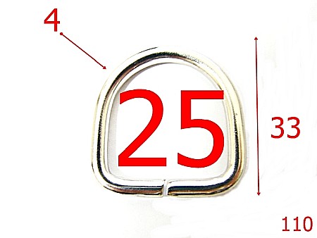 Inele - 110/INEL 25 MM X 4 MM-25-mm-4-nichel---2G4-2C2-2G7-3C8-3E5-3E4-3C1-3C4--H38