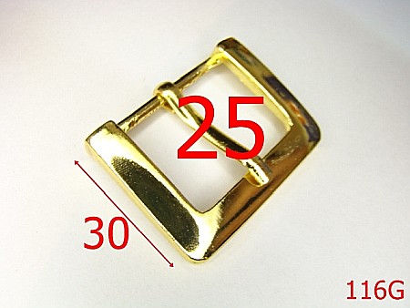 Catarame poseta - 116G/CATARAMA 25 MM-25-mm---gold--7L4---O7