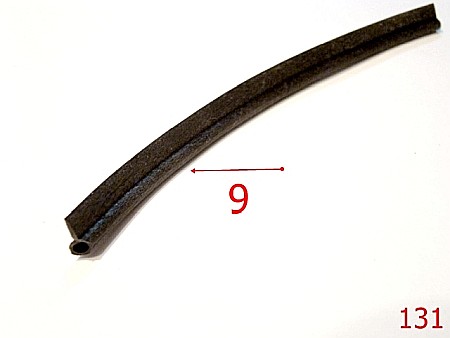 Cheder plastic - 131/SNUR CHEDER  CU BARBA---mm-9-negru-----