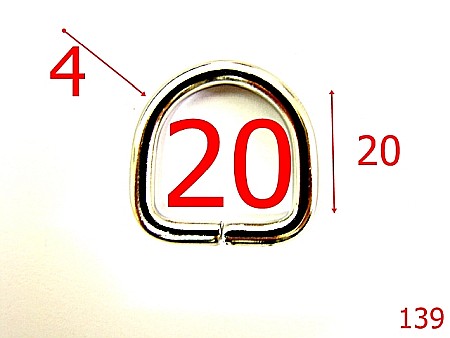 Inele - 139/INEL D 20mm - INALT-20-mm-4-nichel---2C2-2C5-3B1/7B3-3A1-N17