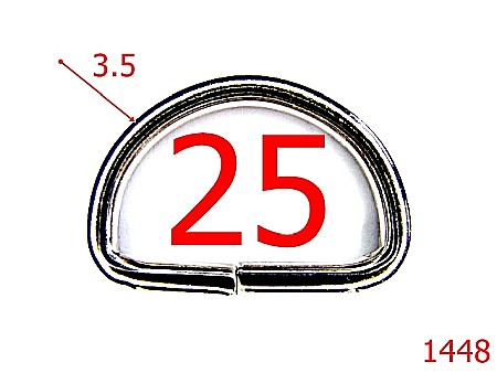 Inele D - 1448/INEL  D  OTEL 25MM NIKEL-25-mm-3.5-nichel---3E7-2G6-3E8-3F4-5I6/5J6-AC33