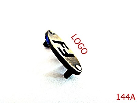 Accesorii metalice pentru marochinarie - 144A/LOGO  MIC-Comanda-mm---antic-----
