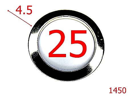 Inele rotunde - 1450/INEL ZAMAC 25MM NIKEL-25-mm-4.5-nichel-4G4--4F5--