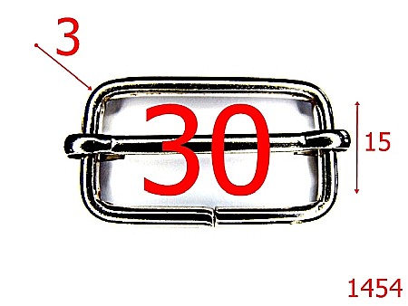 Catarame cu reglaj - 1454/CATARAMA REGLAJ 30MM NIKEL-30-mm-3-nichel-1C7-1D8-1D3----