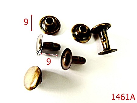Capse rapide - 1461A/RIVET SIMPLU 9 MM ANTIK-9-mm---antic-16A19-16A20----