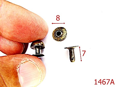 Riveti Capse rapide - 1467A/BUMB ZAMAC 8 MM ANTIK-8-mm---antic-AE10----