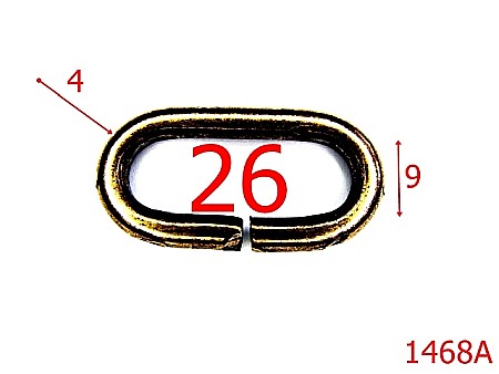 Inele ovale - 1468A/INEL OVAL 26 MM ANTIK-26-mm-4-antic---3H6--U15