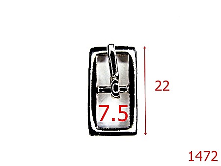 Catarame poseta - 1472/CATARAMA 7.5MM NIKEL-7.5-mm---nichel---6C7--AC32
