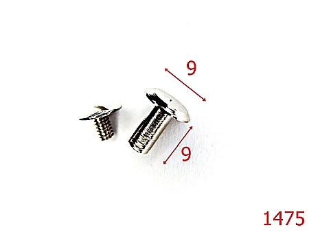 Suruburi fixare - 1475/SURUB CUREA PICIOR DE 9MM-9-mm---nichel--AC30-4K4--AD5