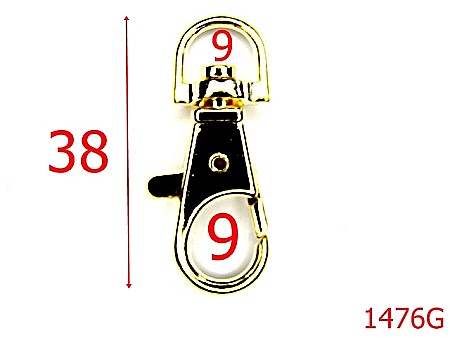 Carabine - 1476G/CARABINA 9 MM GOLD-9-mm---gold---5A3--AC29