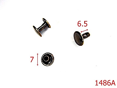 Capse rapide - 1486A/RIVET DUBLU 7 MM ANTIK-7-mm---antic-16B5----