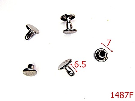 Capse rapide - 1487F/RIVET DUBLU 7 MM  FUME-7-mm---fume-16B6----