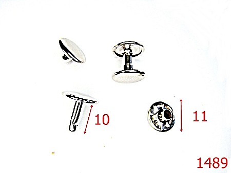 Capse rapide - 1489/RIVET DUBLU 11MM NIKEL-11-mm---nichel-16B9----