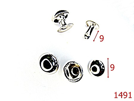 Riveti Capse rapide - 1491/BUMB 9MM NIKEL-9-mm---nichel---4J2-5H7-AD21