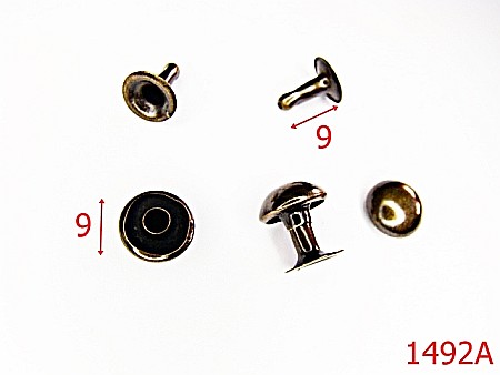 Riveti Capse rapide - 1492A/BUMB 9MM ANTIK-9-mm---antic---4J2--AD20
