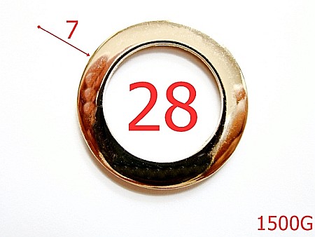 Inele rotunde - 1500G/INEL ROTUND 28 MM GOLD-28-mm-7-gold---4D6--AD31
