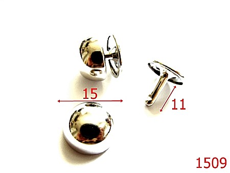 Riveti Capse rapide - 1509/BUMBI 15 MM + PICIOR 11 MM/ NIKEL-15-mm---nichel---4G5/4J2--AD36