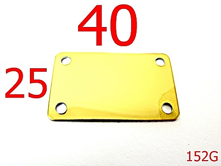 Placute ornamentale - 152G/PLACUTA INSCRIPTIONABILA 40*25-40x25-mm---gold-----P39