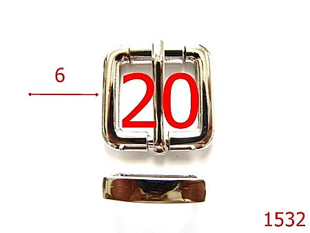 Catarame poseta - 1532/CATARAMA CU ROLA SI PAFTA 20 MM NIKEL-20-mm-6-nichel---6F4--AF6
