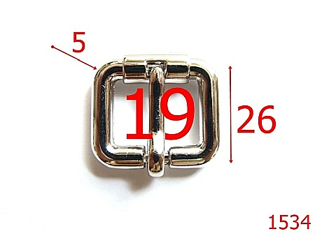 Catarame poseta - 1534/CATARAMA 19 MM NIKEL-19-mm-5.8-nichel-6h3----
