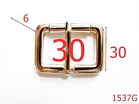 Catarame poseta - 1537G/CATARAMA CU ROLA 30 MM GOLD-30-mm-6-gold--7J7---AE20