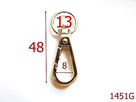 Carabine - 1541G/CARABINA 13 MM GOLD-13-mm---gold--5E9-5E8-5A8-5D4--AE22