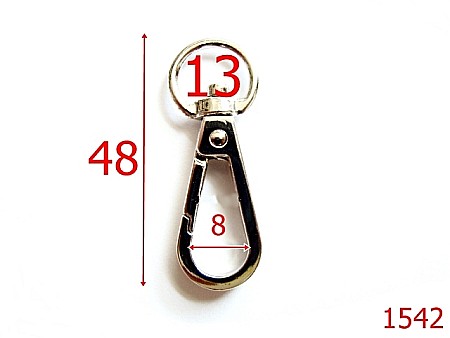 Carabine poseta - 1542/CARABINA 13 MM NIKEL-13-mm---nichel-5i1--5i4-5C2--AE23