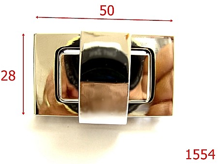 Inchizatori poseta - 1554/INCHIZATOARE 50*28 MM NIKEL-51x29-mm---nichel-----AF2