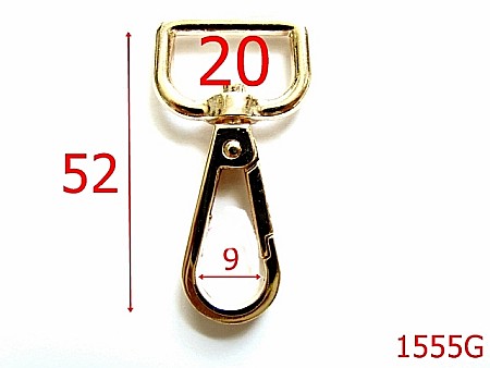 Carabine - 1555G/CARABINA 20 MM GOLD-20-mm---gold-5B6-5J3----