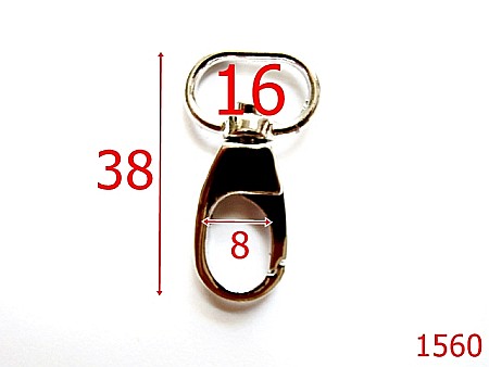 Carabine - 1560/CARABINA 16 MM NIKEL-16-mm---nichel--5j5-5e2---