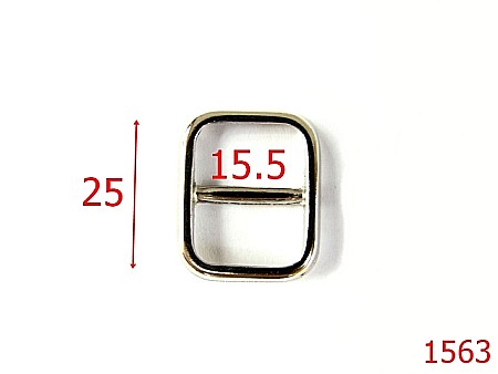 Catarame cu reglaj - 1563/CATARAMA REGLAJ 1.5 CM-15.5-mm---nichel--1C6-4L8-4G8---AF21
