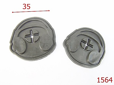 Plastice - 1564/TRECERE FIR PT CASTI TELEFON-35-mm---PLASTIC NEGRU---5F4--AF30