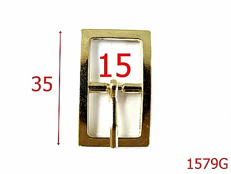 Catarame poseta - 1579G/CATARAMA 15 MM /GOLD-15-mm---gold--7J4---AG7