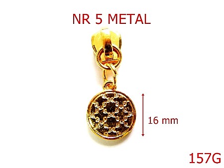 Cursori fermoar - 157G/CURSOR NR 5  PT METAL-nr 5-mm---gold-----V31