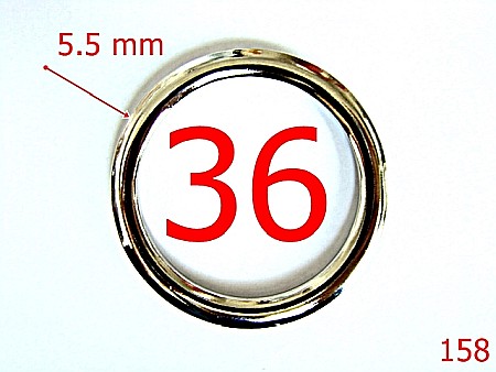 Inele - 158/INEL ZAMAK 36 MM-NIKEL-36-mm-5.5-nichel---4D1--P37
