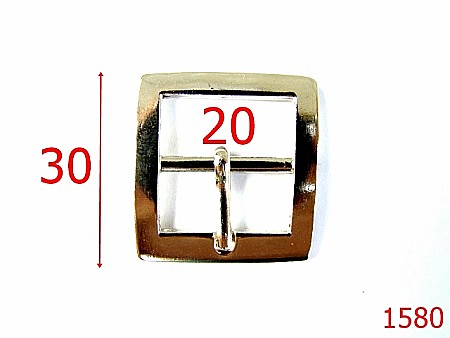 Catarame poseta - 1580/CATARAMA 2 CM NIKEL-20-mm---nichel-6F1-7b7-7a7---