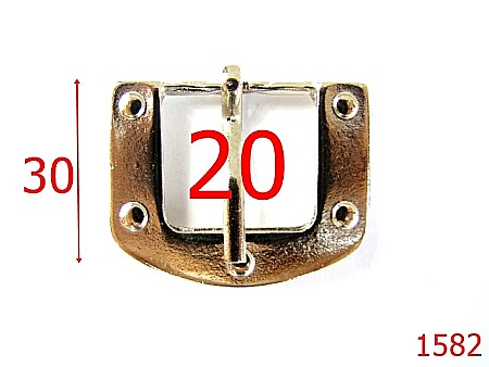 Catarame poseta - 1582/CATARAMA 20 MM /ZAMAC/NIKEL-20-mm---nichel-6H3-6B6---