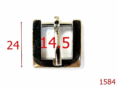 Catarame poseta - 1584/CATARAMA 14.5 MM /ZAMAC /NIKEL-14.5-mm---nichel---6E1--AI21