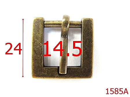 Catarame poseta - 1585A/CATARAMA 14.5 MM /ZAMAC /ANTIK-14.5-mm---antic-6K2-6D6---AG26