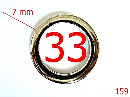 Inele - 159/INEL ZAMAK 33 MM-NIKEL-33-mm-7-nichel---4B5--O31