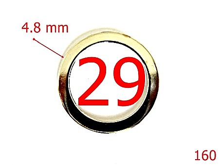 Inele - 160/INEL ZAMAK 29 MM-NIKEL-29-mm-4.8-nichel---4D4--P28