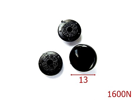 Riveti Capse rapide - 1600N/BUTONI PLASTIC NEGRU /13 MM-13-mm---PLASTIC NEGRU-----AF1B