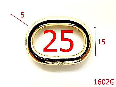 Inele ovale - 1602G/INEL OVAL 25MM/GOLD-25-mm-5-gold---3D6--AG29