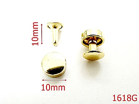 Picioruse fund - 1618G/CAPSA RAPIDA ORNAMENTALA  CAPAC 10MM-10-mm---gold---9D24--AF15