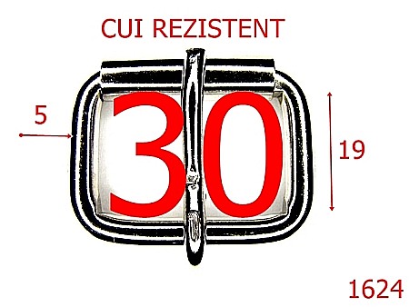 Catarame rola si 1 cui - 1624/CATARAMA CU ROLA  30MM  REZISTENTA-30-mm-5-nichel-5f5-7G3-6J3---